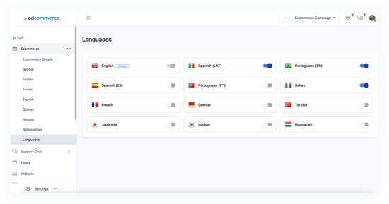 EdCommerce Languages 2