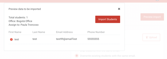 Import Students 2